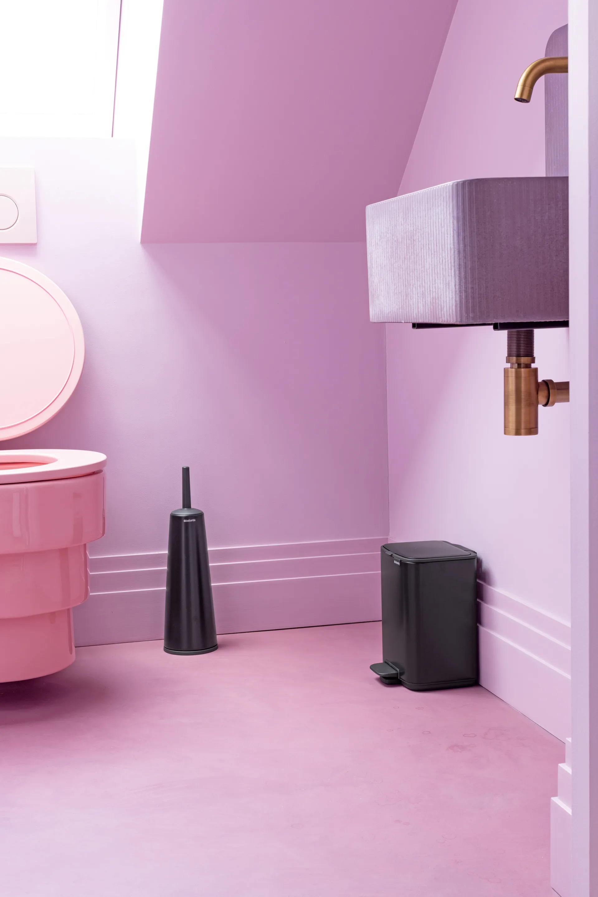 Poubelle à pédale Bo 4 L, Matt Black Brabantia