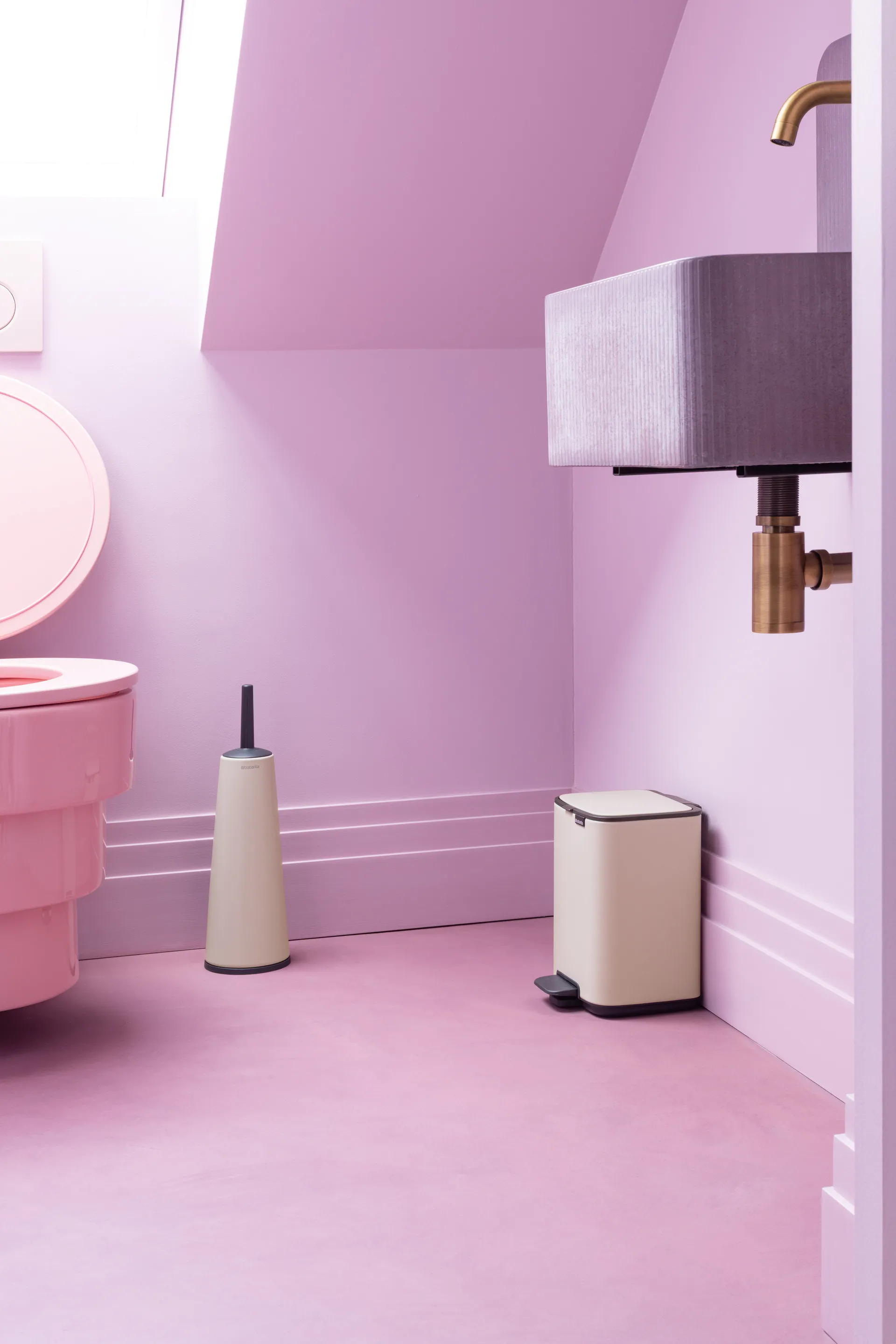 Poubelle à pédale Bo 4 L, Soft Beige Brabantia