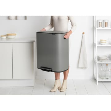 Poubelle à pédale Bo 60 L - Mineral concrete grey - Brabantia