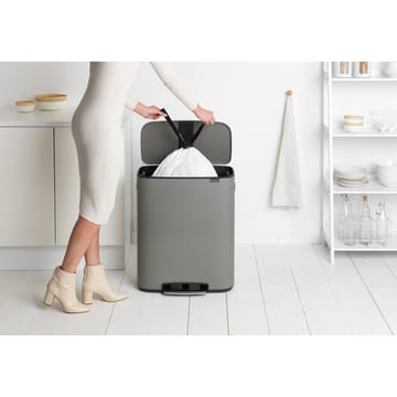 Poubelle à pédale Bo 60 L - Mineral concrete grey - Brabantia