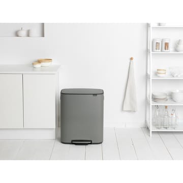 Poubelle à pédale Bo 60 L - Mineral concrete grey - Brabantia