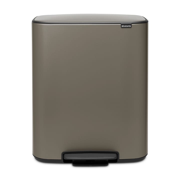 Poubelle à pédale Bo 60 L - Platinum - Brabantia