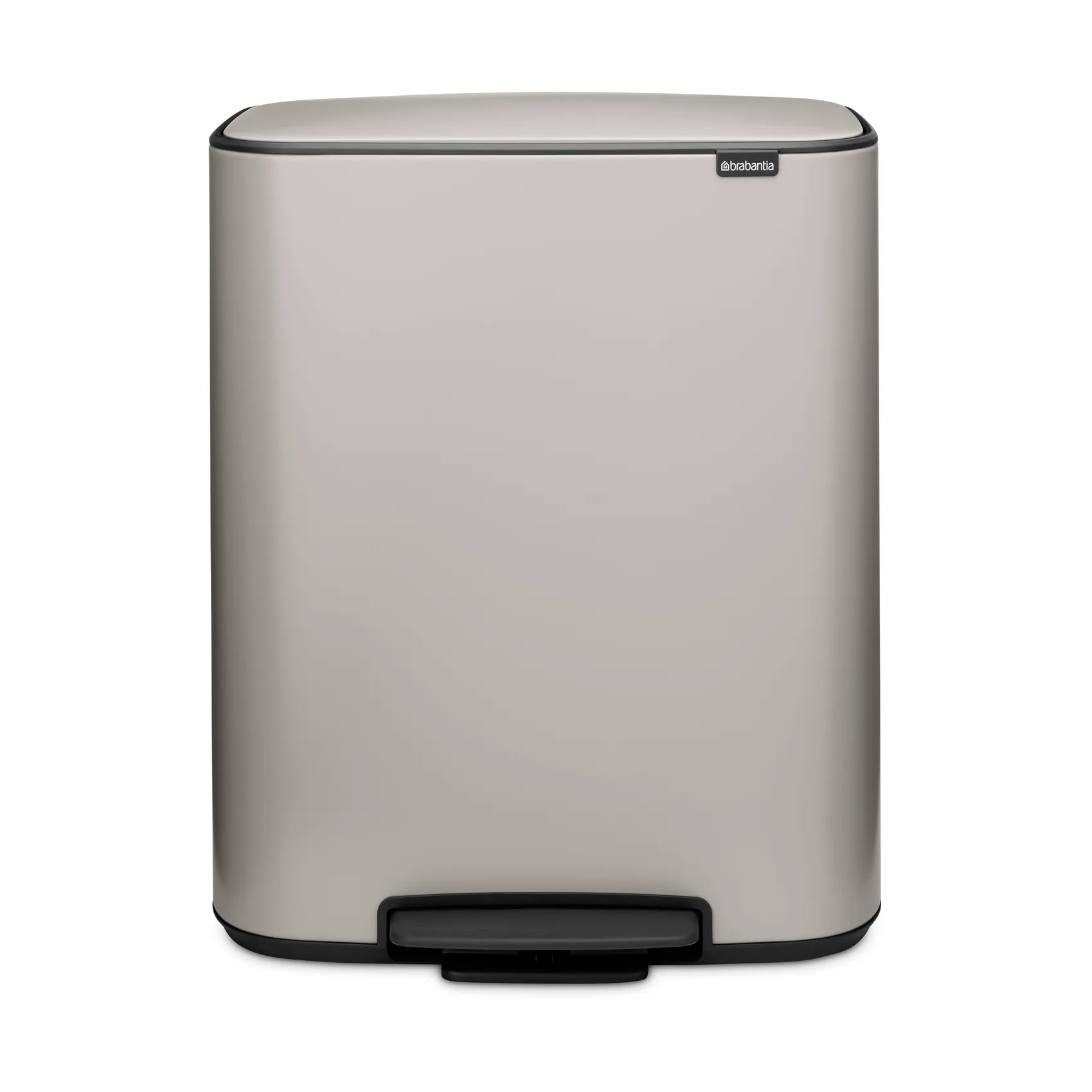 Poubelle à pédale Bo 60 L, Soft grey Brabantia