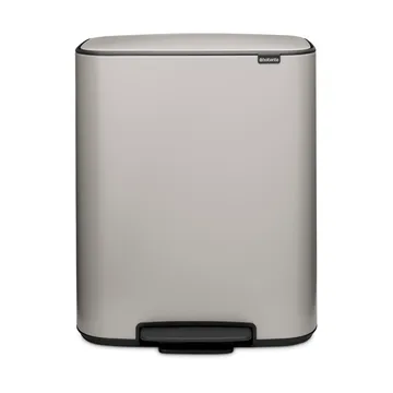 Poubelle à pédale Bo 60 L - Soft grey - Brabantia