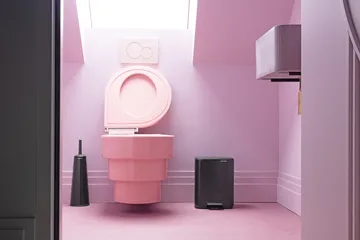 Poubelle à pédale Bo 7 L - Matt Black - Brabantia