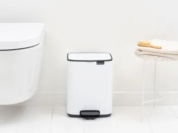 Poubelle à pédale Bo 7 L - White - Brabantia