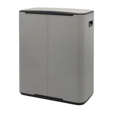 Poubelle à pédale Bo bin 2 x 30 L - Mineral concrete grey - Brabantia