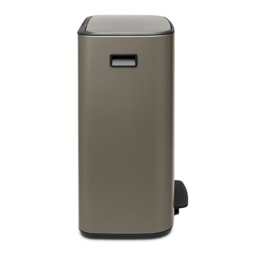 Poubelle à pédale Bo bin 2 x 30 L - Platinum - Brabantia