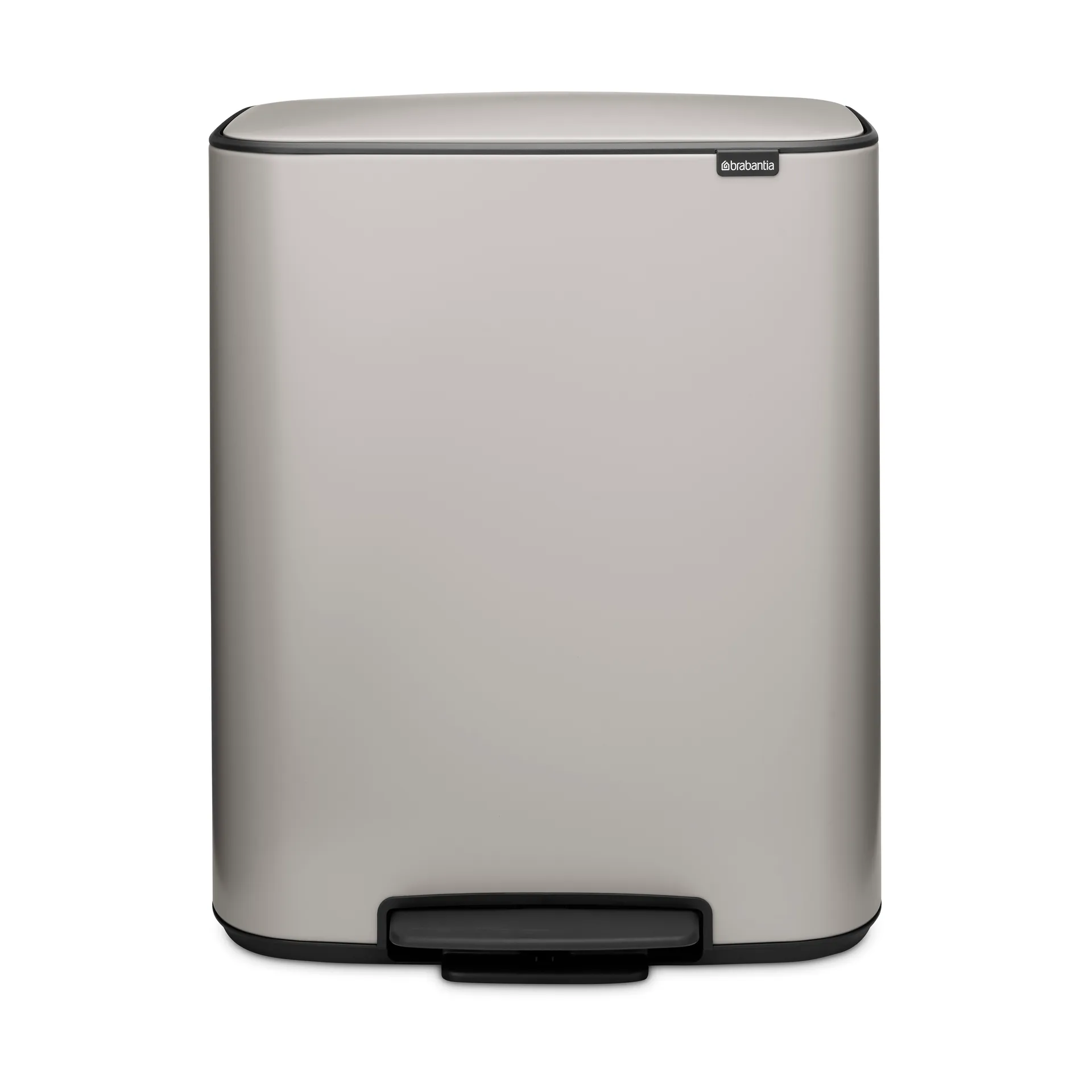 Poubelle à pédale Bo bin 2 x 30 L, Soft grey Brabantia