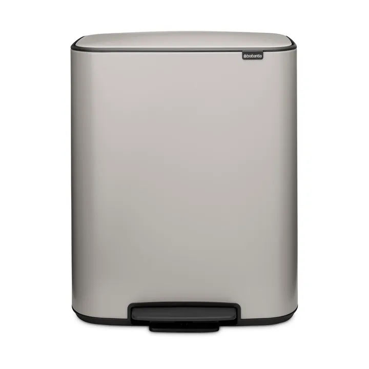 Poubelle à pédale Bo bin 2 x 30 L - Soft grey - Brabantia