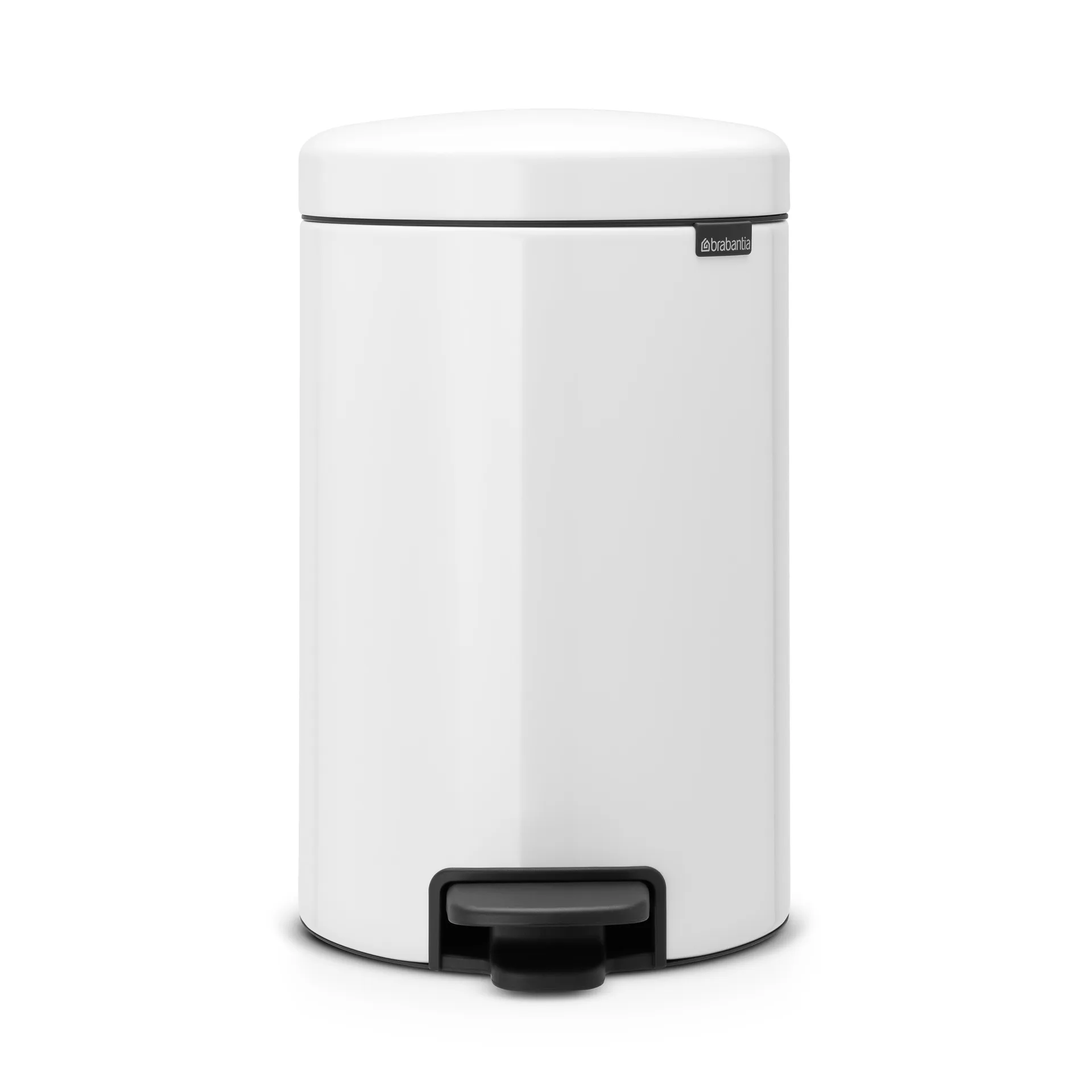 Poubelle à pédale New Icon 12 litres, blanc Brabantia