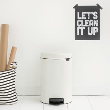 Poubelle à pédale New Icon 12 litres - blanc - Brabantia