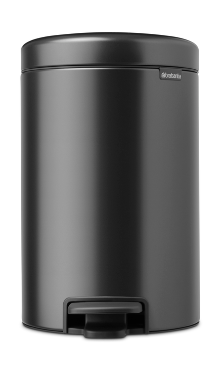 Poubelle à pédale New Icon 12 litres - Confident Grey - Brabantia