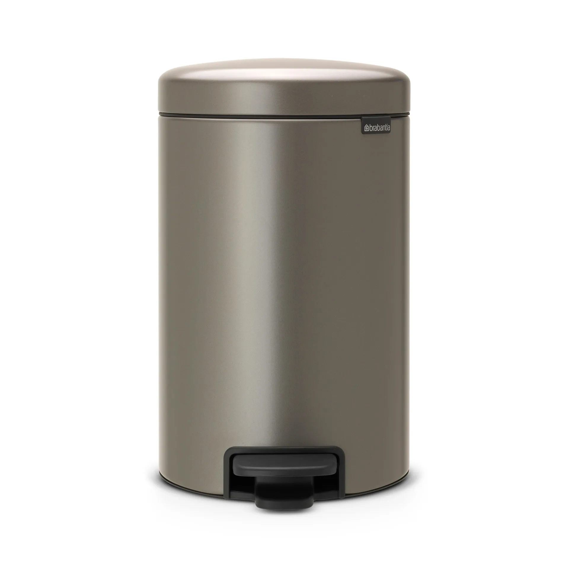 Poubelle à pédale New Icon 12 litres, gris Brabantia