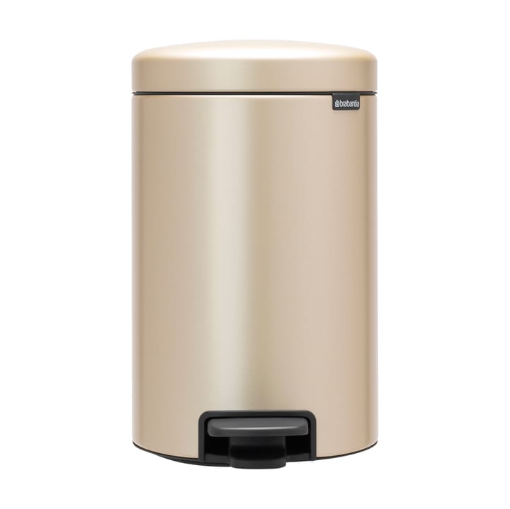 Poubelle à pédale New Icon 12 litres - Metallic Gold - Brabantia