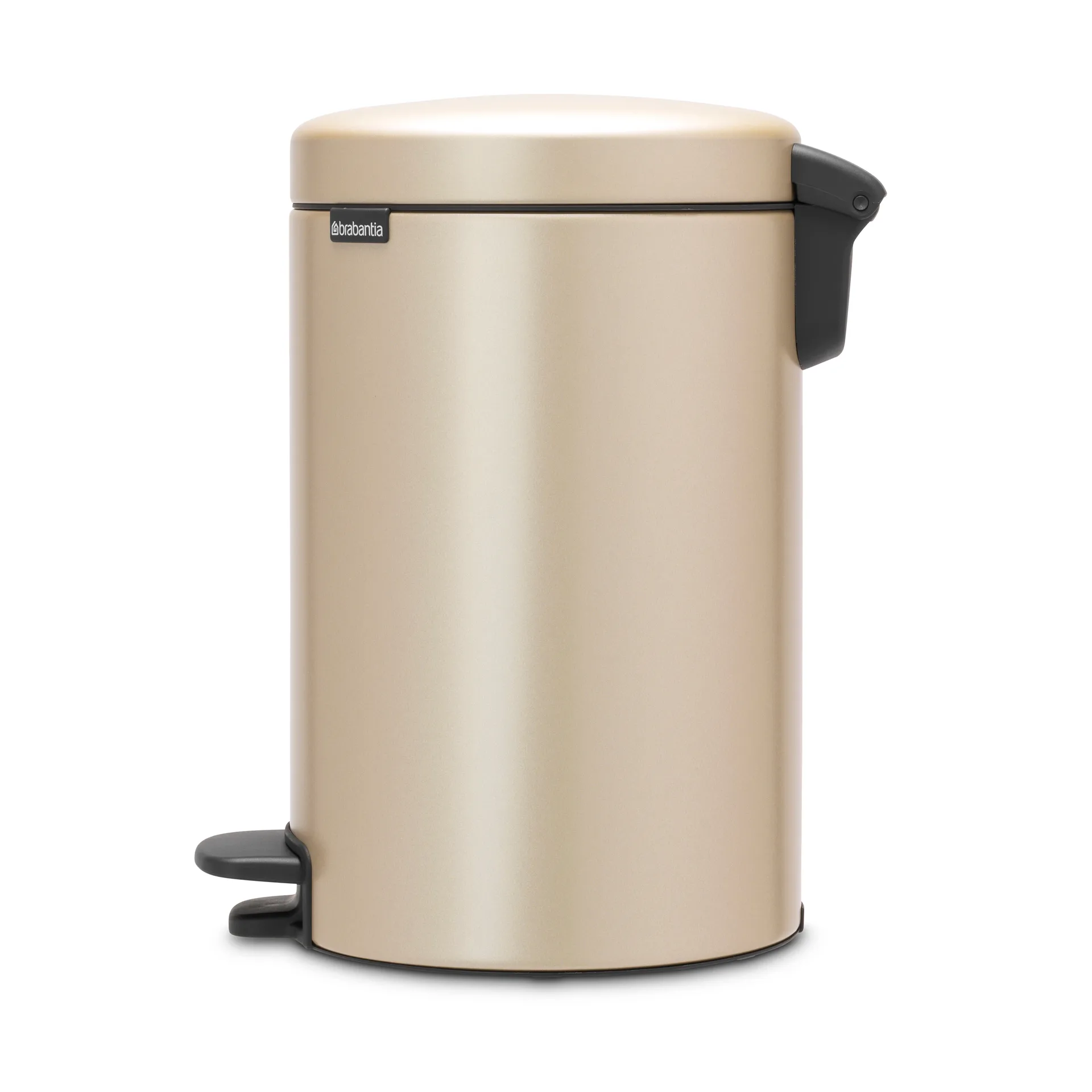 Poubelle à pédale New Icon 12 litres, Metallic Gold Brabantia