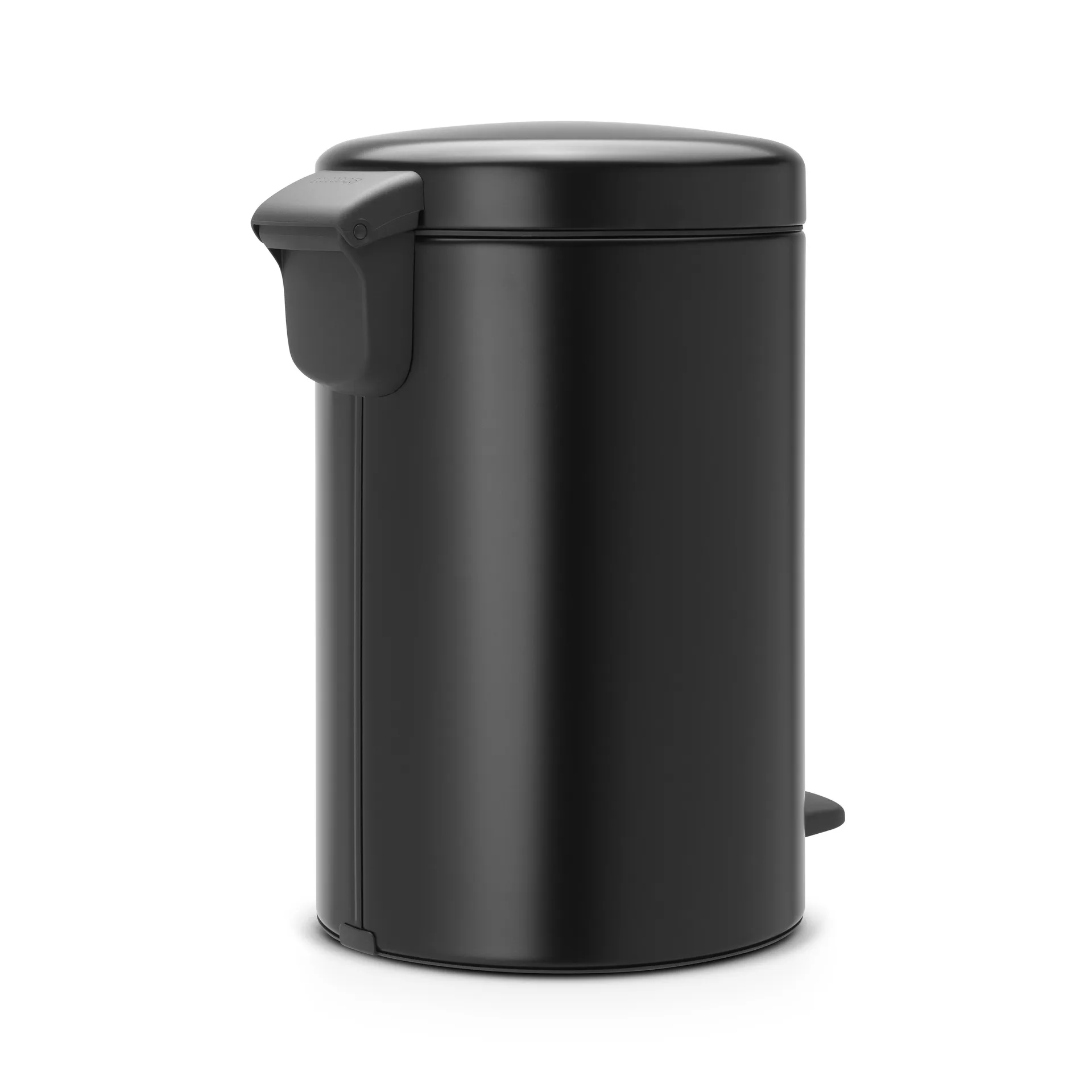 Poubelle à pédale New Icon 12 litres, noir mate Brabantia