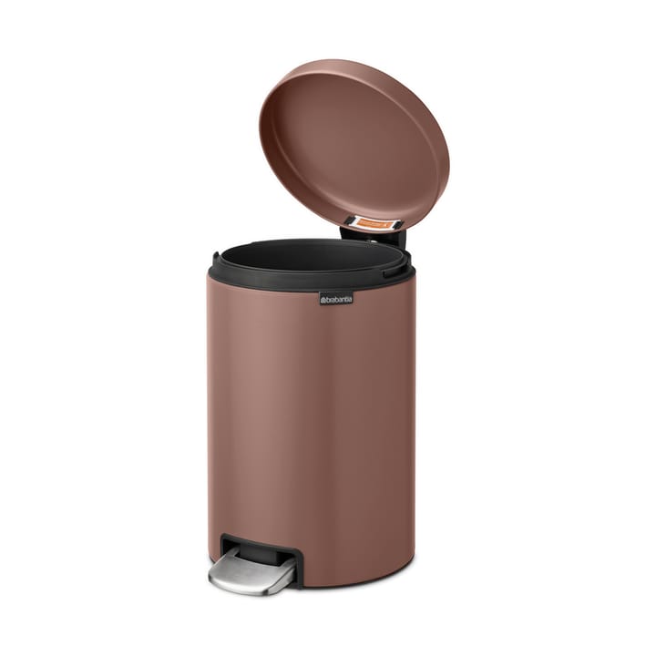 Poubelle à pédale New Icon 12 litres, Satin Taupe Brabantia