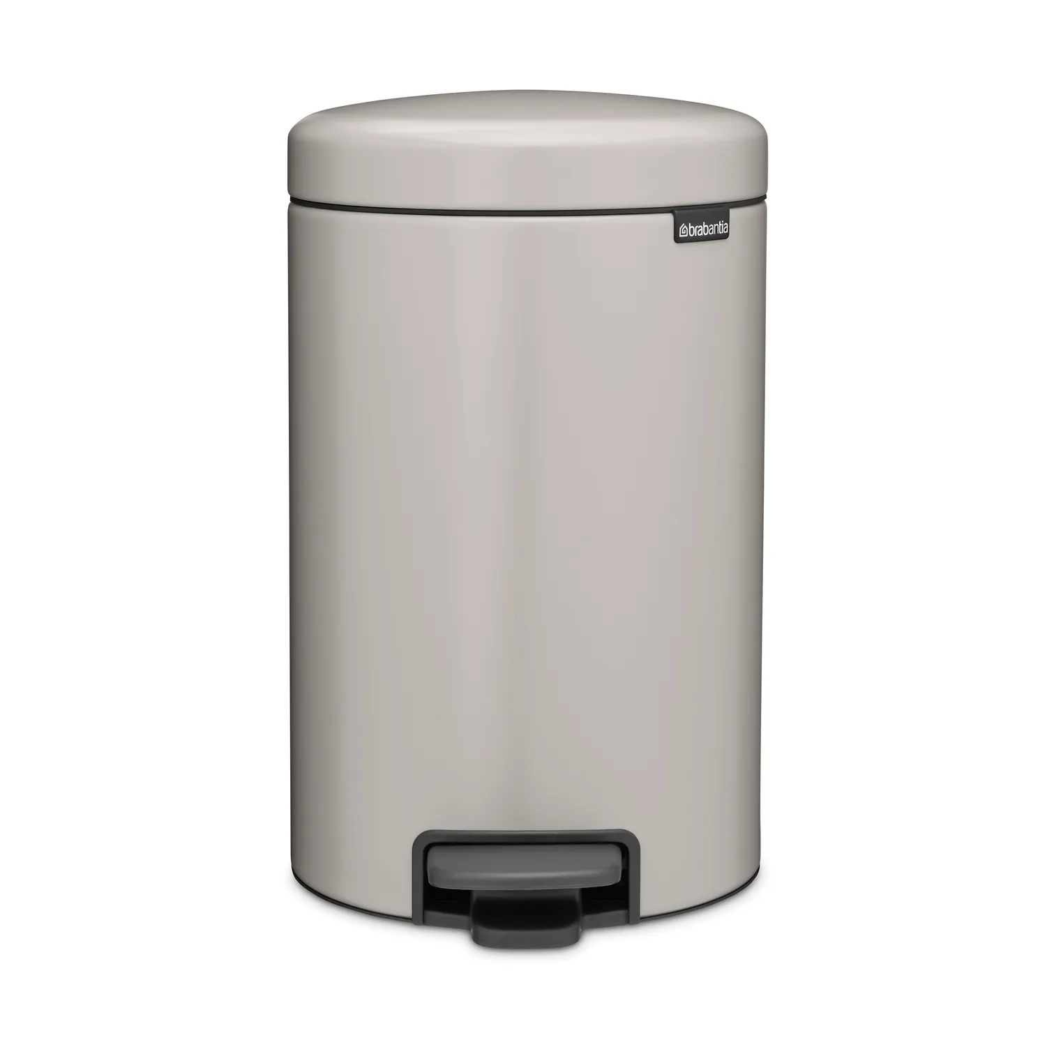 Poubelle à pédale New Icon 12 litres, Soft grey Brabantia