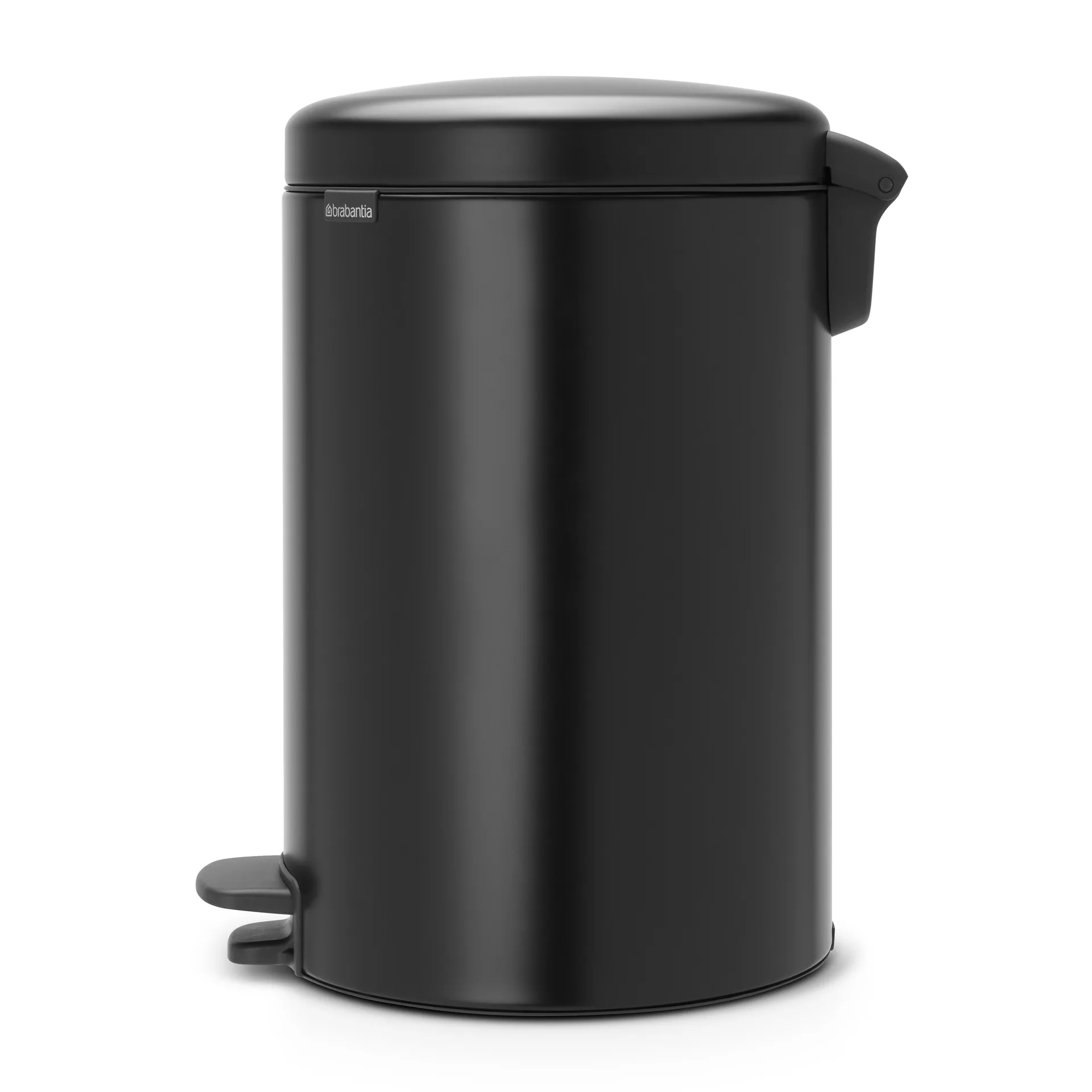 Poubelle à pédale New Icon 20 litres, noir mate Brabantia