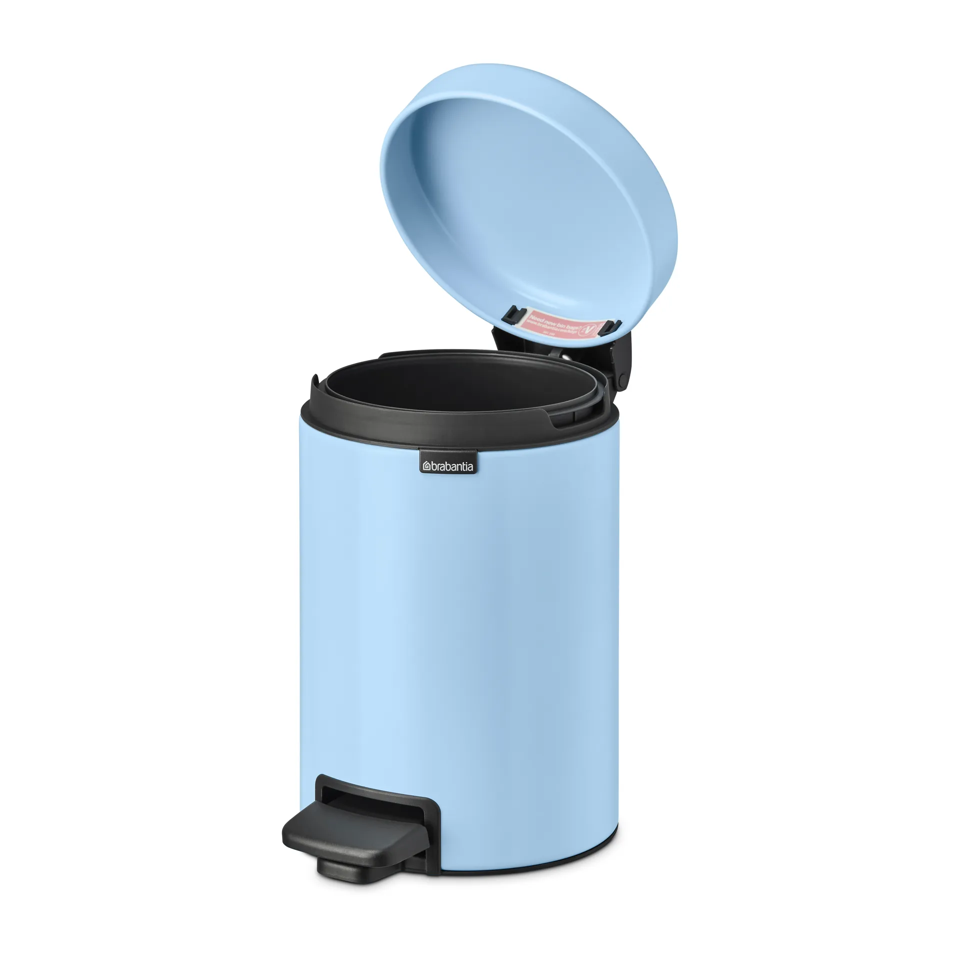 Poubelle à pédale New Icon 3 litres, Dreamy blue Brabantia