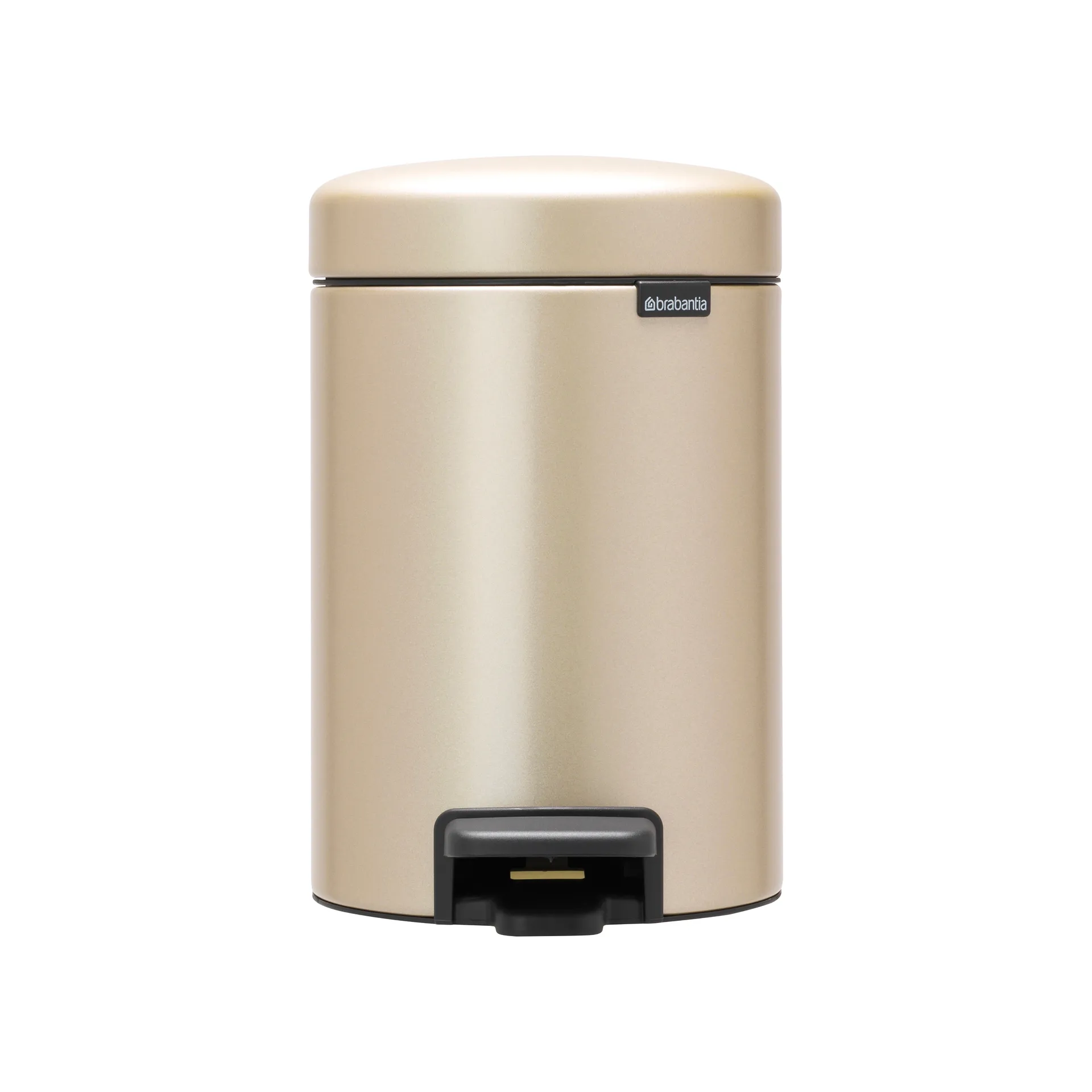 Poubelle à pédale New Icon 3 litres, Metallic Gold Brabantia