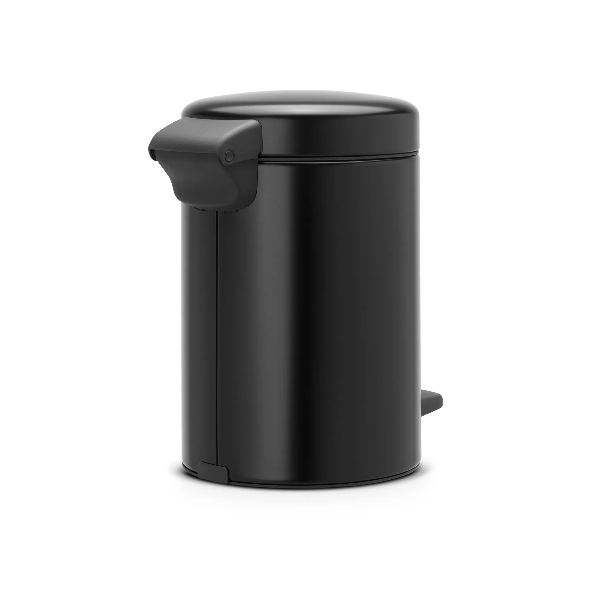 Poubelle à pédale New Icon 3 litres, noir mate Brabantia