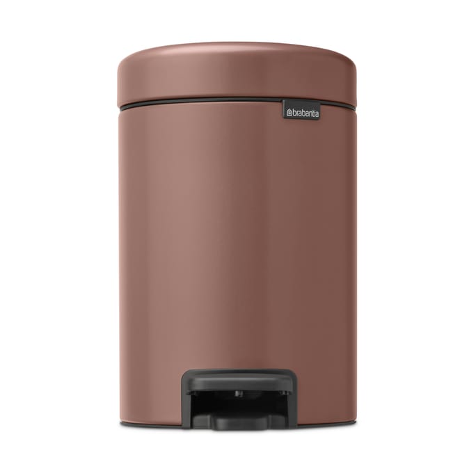 Poubelle à pédale New Icon 3 litres - Satin Taupe - Brabantia