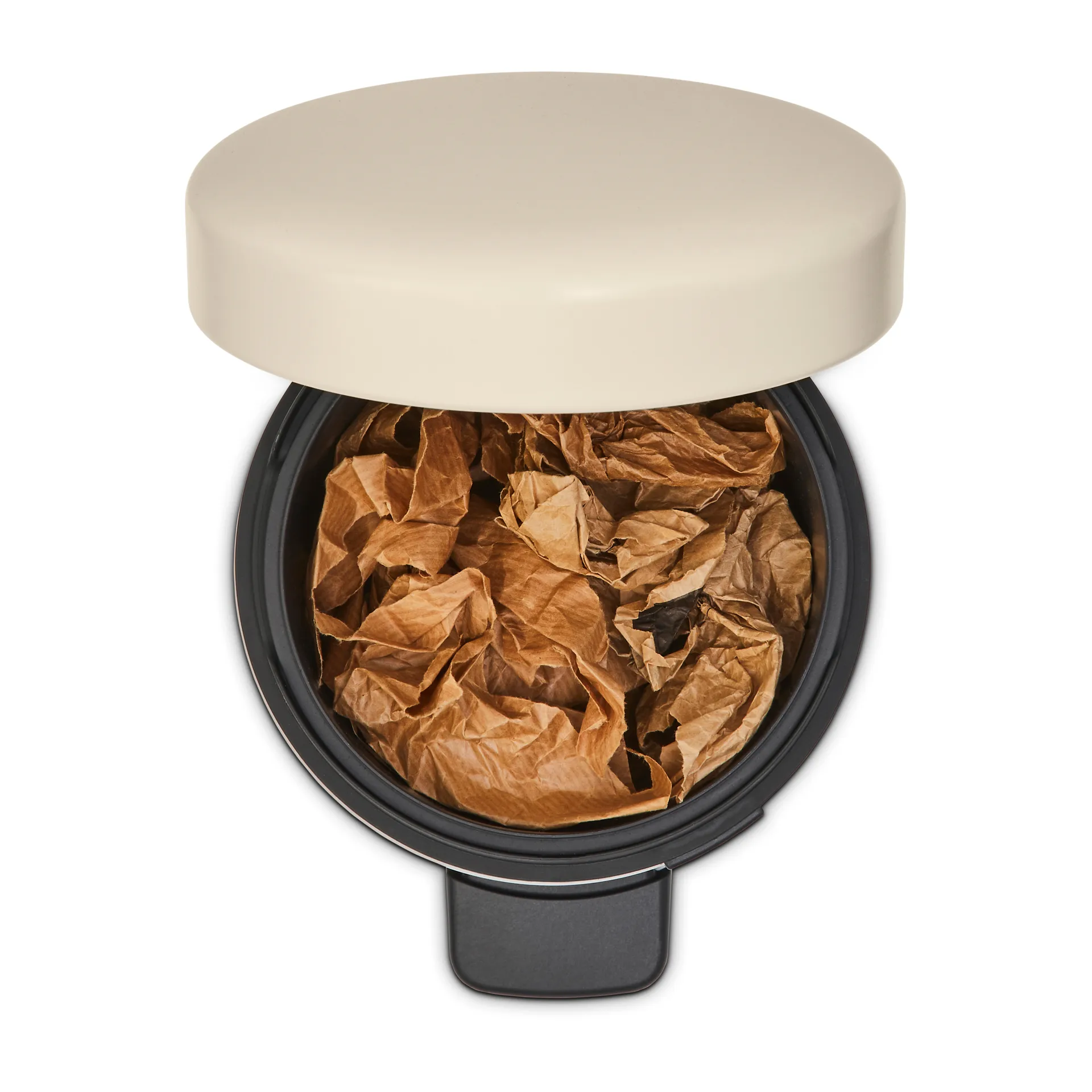 Poubelle à pédale New Icon 3 litres, Soft beige Brabantia