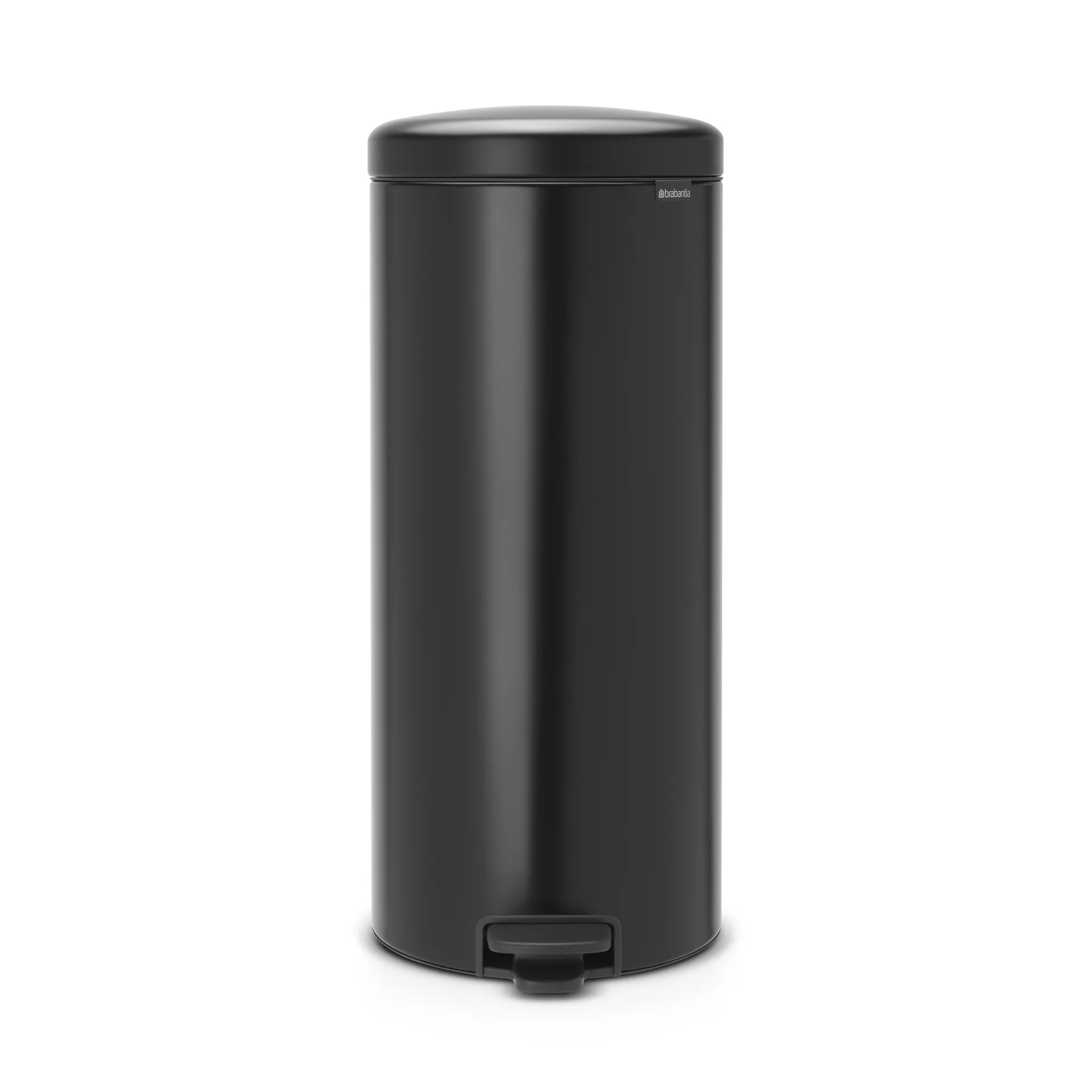Poubelle à pédale New Icon 30 litres, noir mate Brabantia