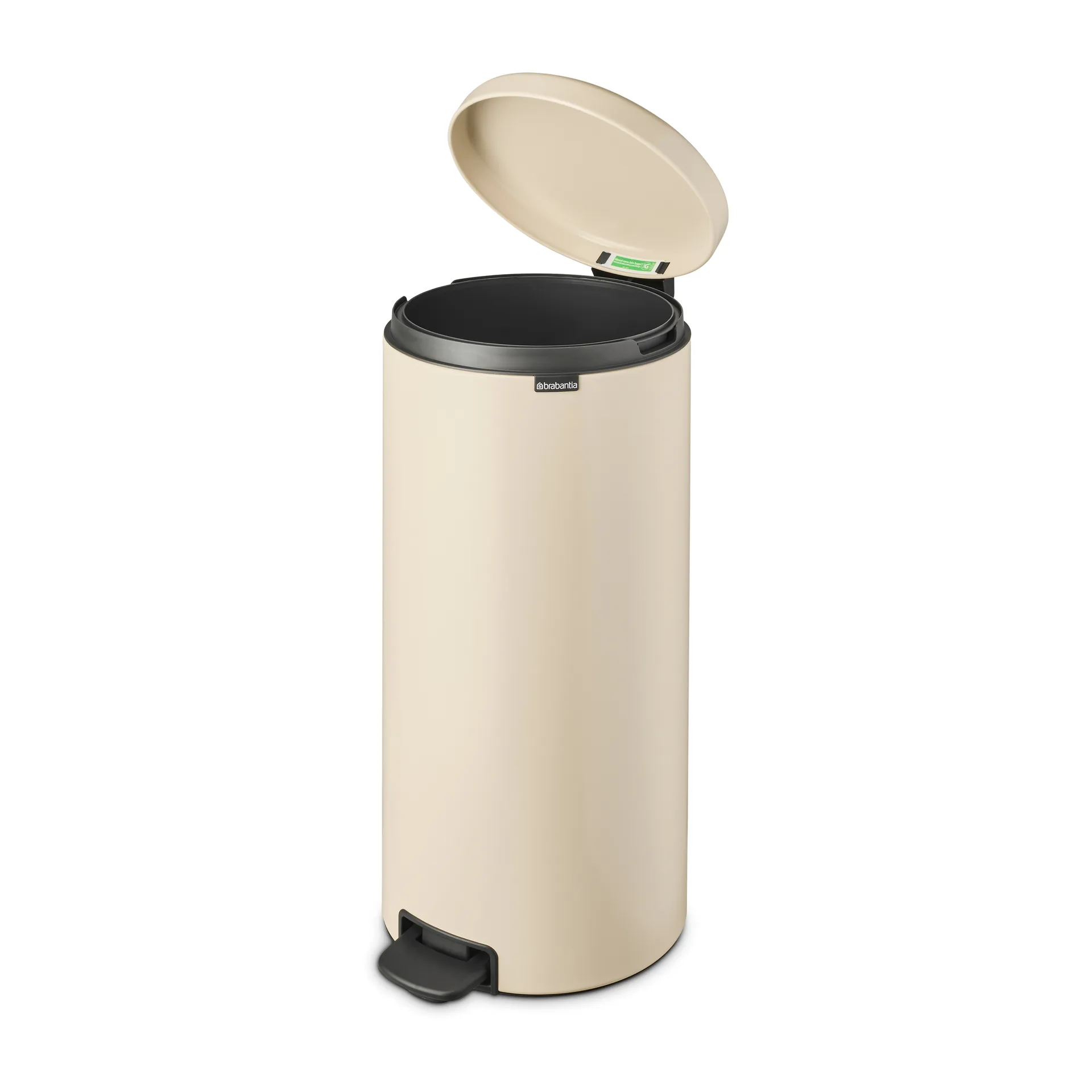 Poubelle à pédale New Icon 30 litres, Soft beige Brabantia
