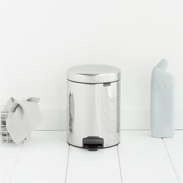 Poubelle à pédale New Icon 5 litres - acier brillant - Brabantia