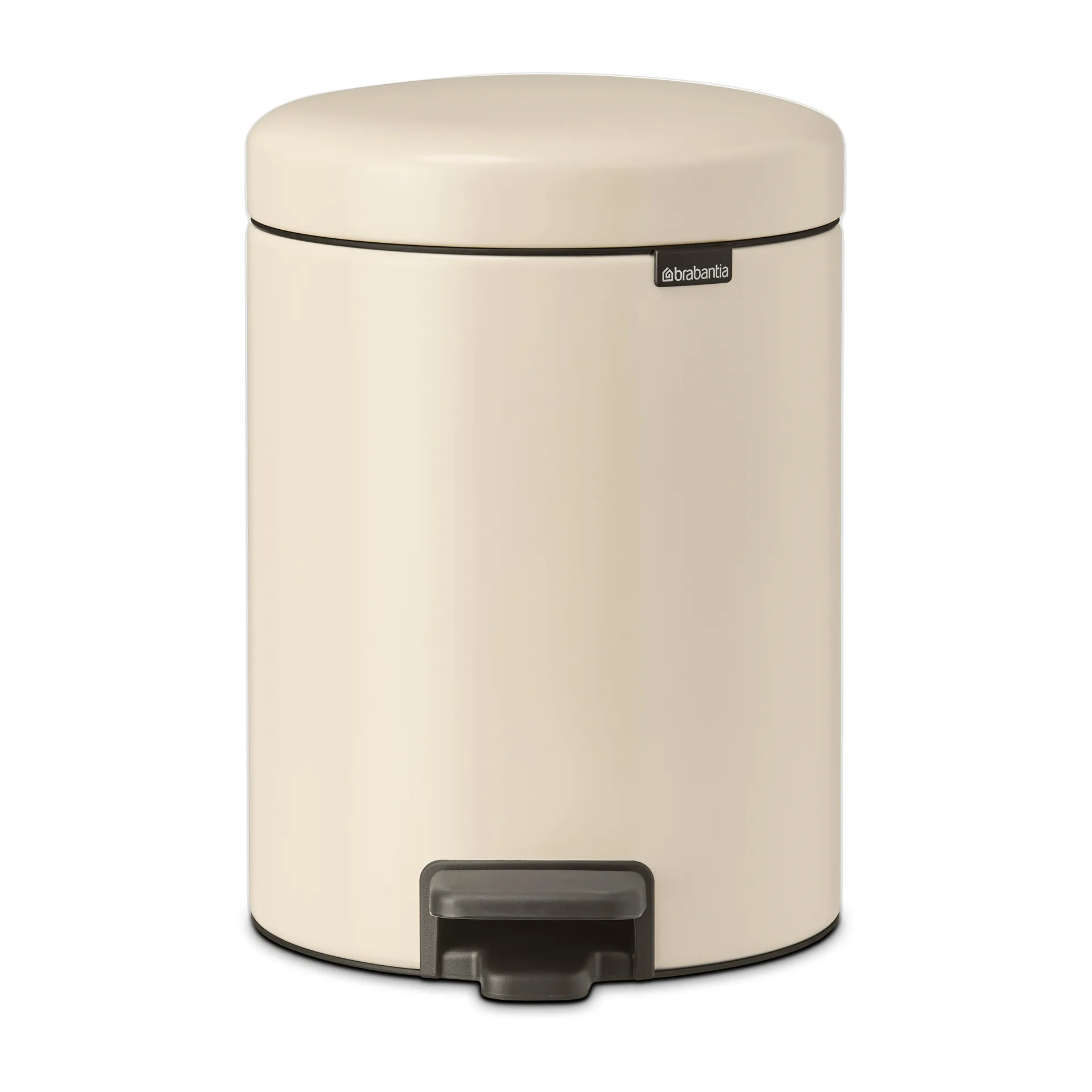 Poubelle à pédale New Icon 5 litres, Soft beige Brabantia