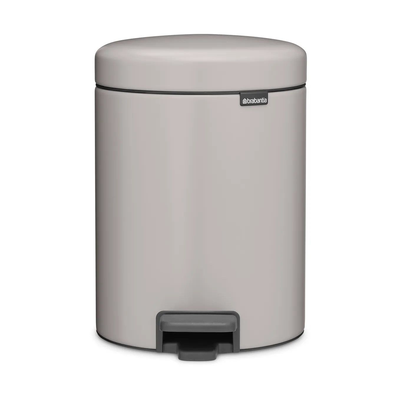 Poubelle à pédale New Icon 5 litres, Soft grey Brabantia