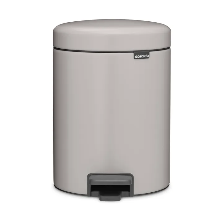 Poubelle à pédale New Icon 5 litres - Soft grey - Brabantia