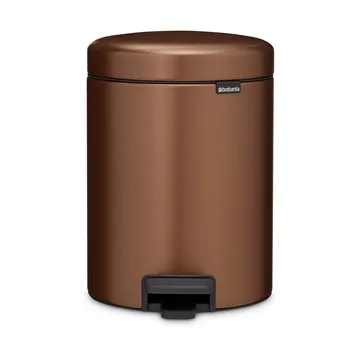 Poubelle à pédale New Icon 5 litres - Warm bronze - Brabantia