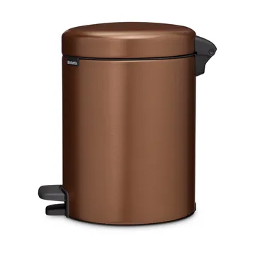 Poubelle à pédale New Icon 5 litres - Warm bronze - Brabantia