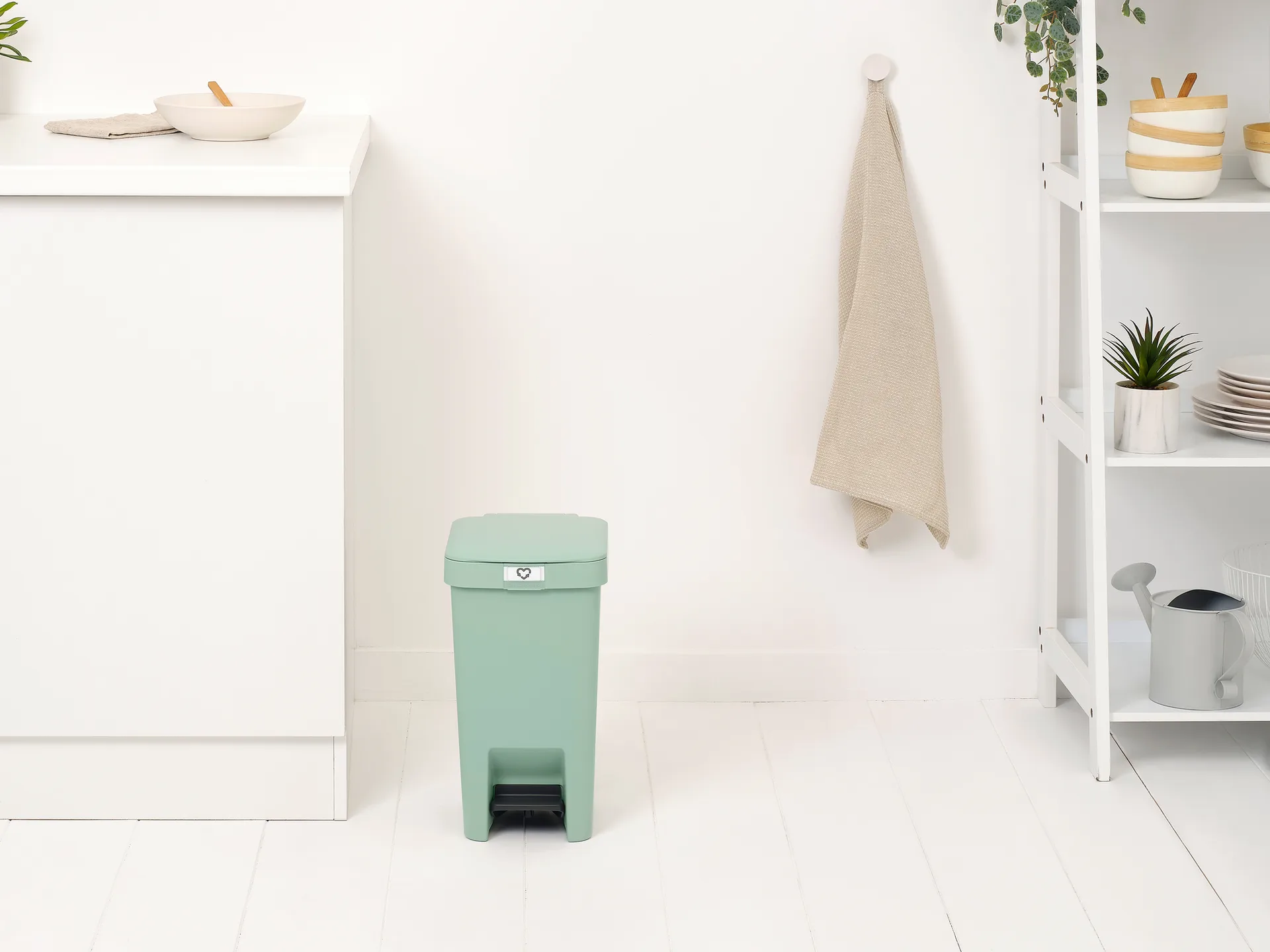 Poubelle à pédale StepUp 10 L, Jade green Brabantia