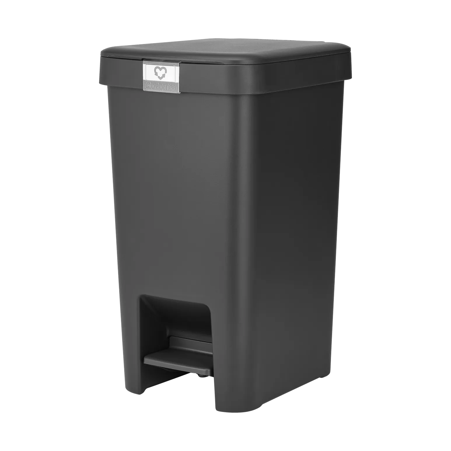 Poubelle à pédale StepUp 16 L, Gris foncé Brabantia