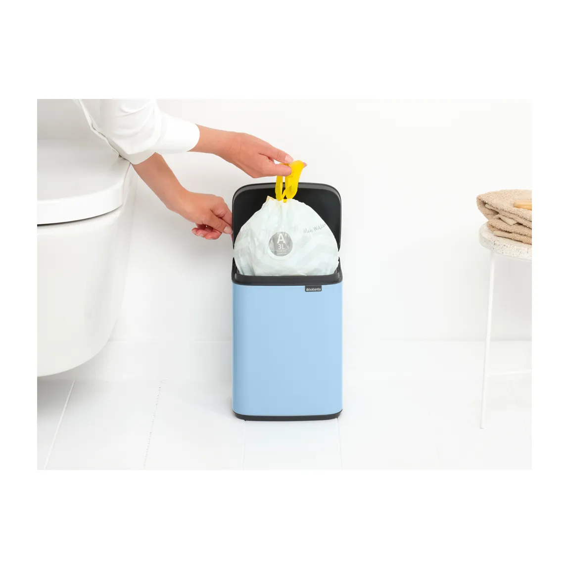 Poubelle Bo 4 L, Dreamy Blue Brabantia