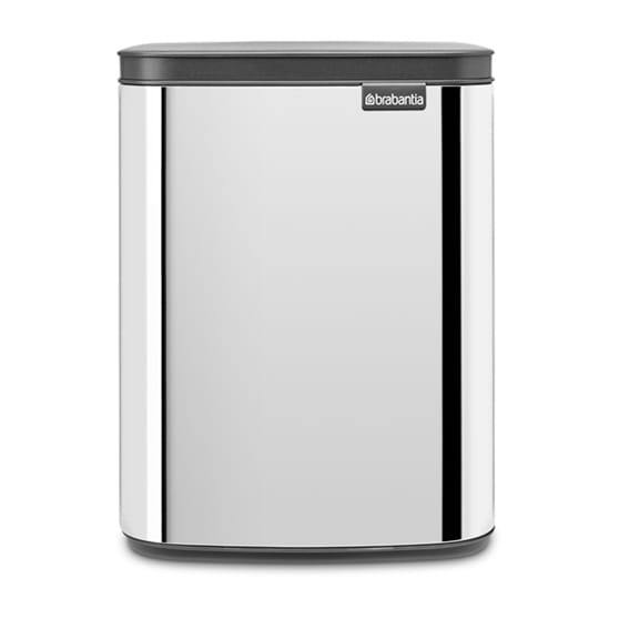 Poubelle Bo 7 L - Acier brossé brillant - Brabantia