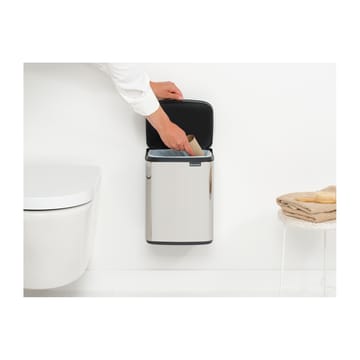 Poubelle Bo 7 L - Acier brossé brillant - Brabantia