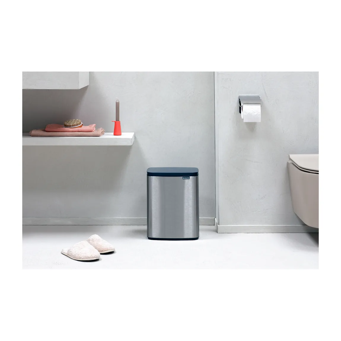 Poubelle Bo 7 L, Acier brossé mat Brabantia