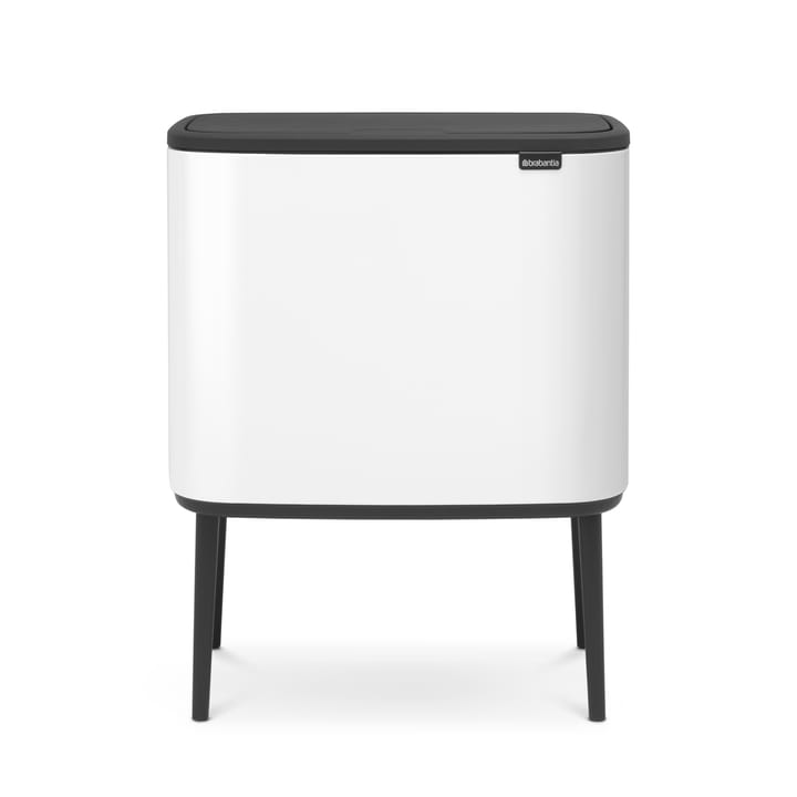 Poubelle Bo Touch 11+23 litres - blanc - Brabantia
