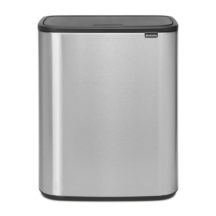Poubelle Bo touch 2x30 L - Acier mat - Brabantia