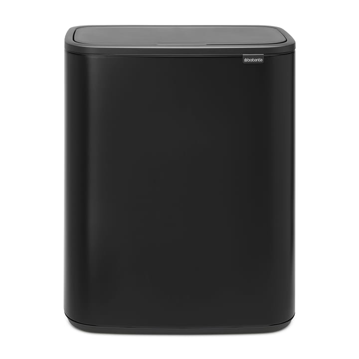 Poubelle Bo touch 2x30 L - Noir mat - Brabantia