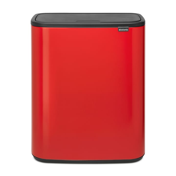 Poubelle Bo touch 2x30 L - Rouge passion - Brabantia