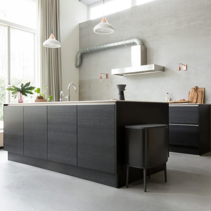 Poubelle Bo touch bin 36 litre - Noir mat - Brabantia