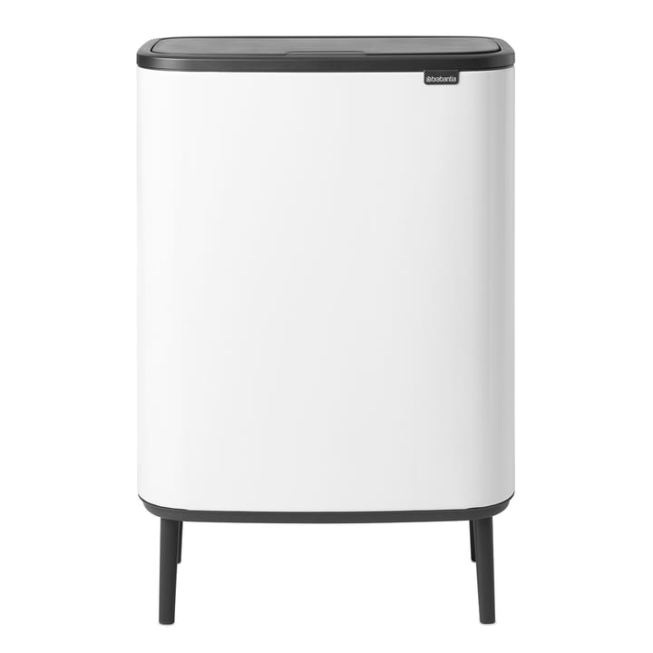 Poubelle Bo touch high 2x30 L - Blanc - Brabantia