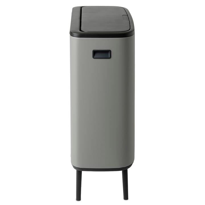 Poubelle Bo touch high 2x30 L - Mineral concrete grey - Brabantia